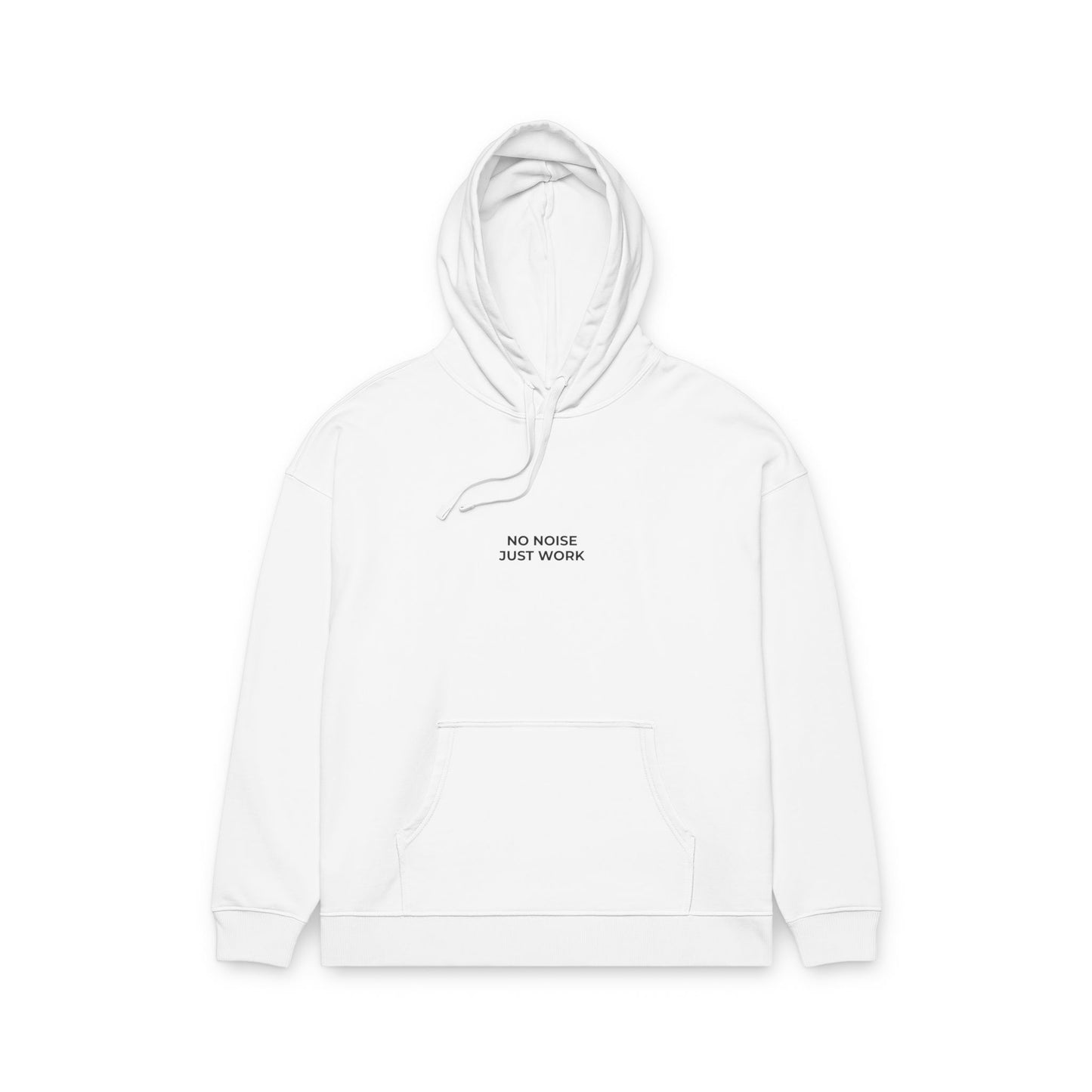 HOODIE “NO NOISE JUST WORK” — ÉDITION SIGNATURE